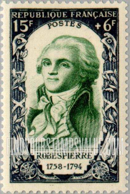 FindYourStampsValue: SEMI-POSTAL - Maximilian Robespierre