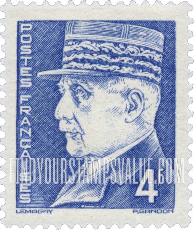 FindYourStampsValue: Marshal Pétain