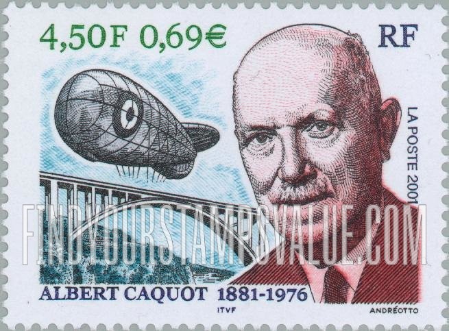 FindYourStampsValue: Albert Caquot (1881-1976), Engineer