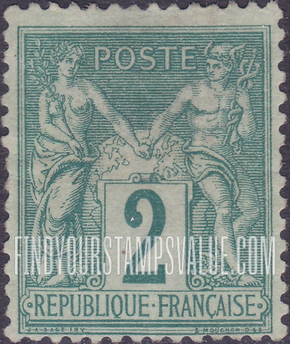 FindYourStampsValue: Peace and Commerce ("Type Sage")