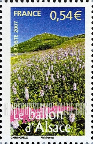 FindYourStampsValue: Aspects of Life in the French Regions Type of 2003: Ballon d’Alsace, vertical