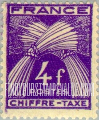 FindYourStampsValue: POSTAGE DUE - Sheaves of Wheat
