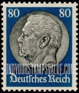 FindYourStampsValue: OCCUPATION - Stamps of Germany 1933-36: Overprinted in Black