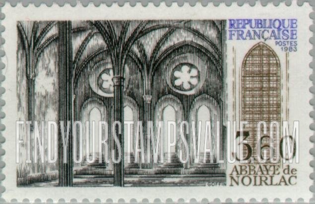 FindYourStampsValue: Noirlac Abbey