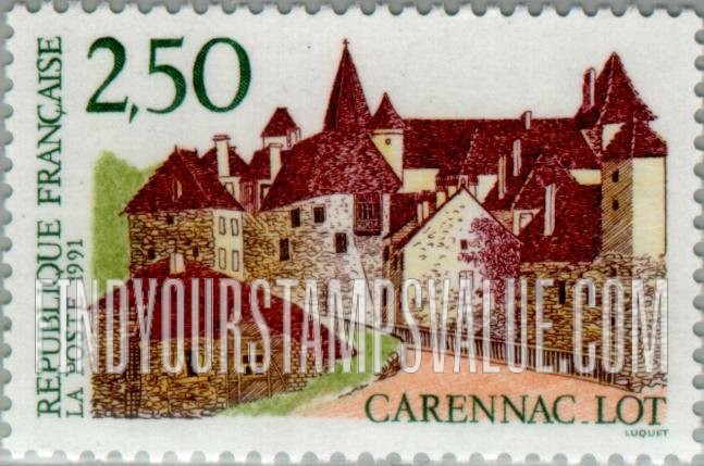 FindYourStampsValue: Tourism Series: Carennac Castle