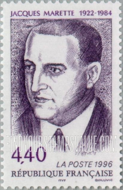FindYourStampsValue: Jacques Marette (1922-84), Member of Parliament