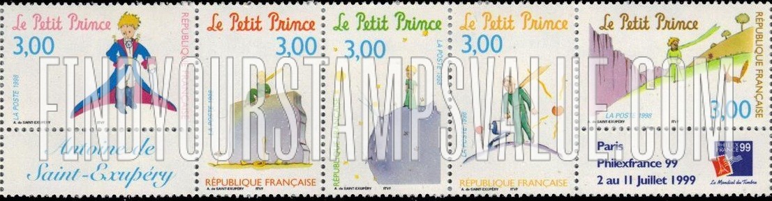 FindYourStampsValue: “The Little Prince,” by Antoine de Saint Exupéry (1900-1944)