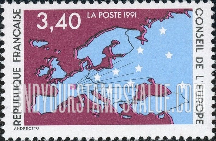 FindYourStampsValue: OFFICIAL - Map of Europe