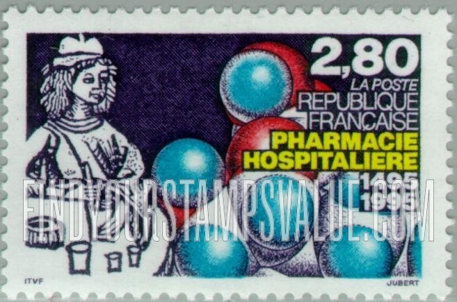 FindYourStampsValue: Hospital Pharmacies, 500th Anniversary