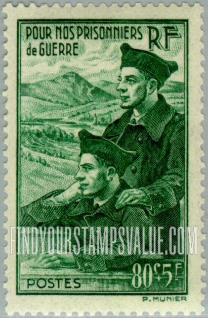 FindYourStampsValue: SEMI-POSTAL - Prisoners of War