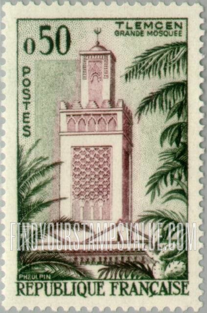 FindYourStampsValue: Mosque, Tlemcen