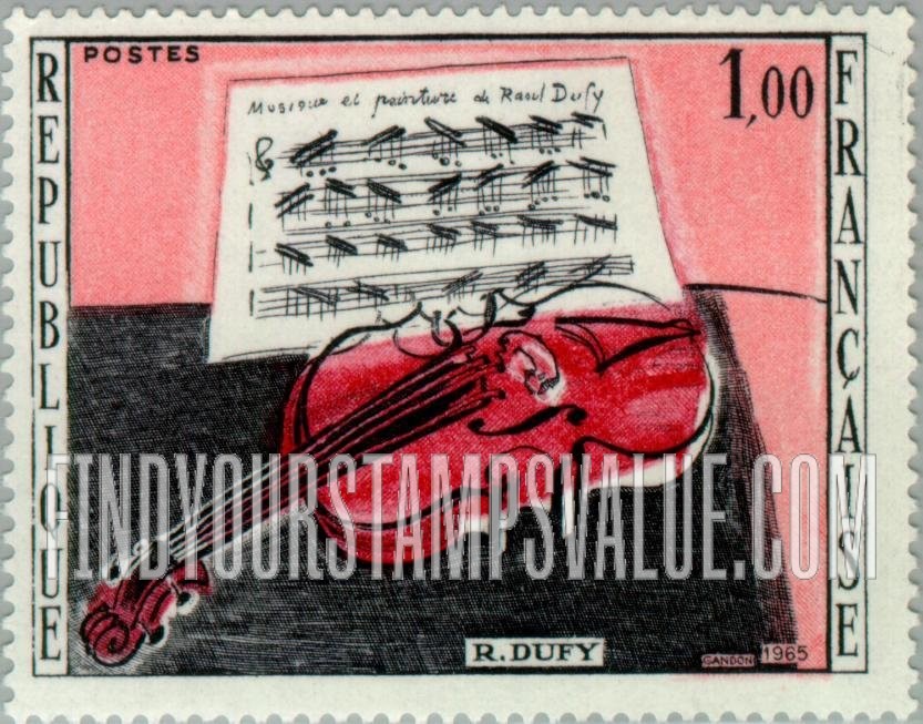 FindYourStampsValue: “The Red Violin” by Raoul Dufy