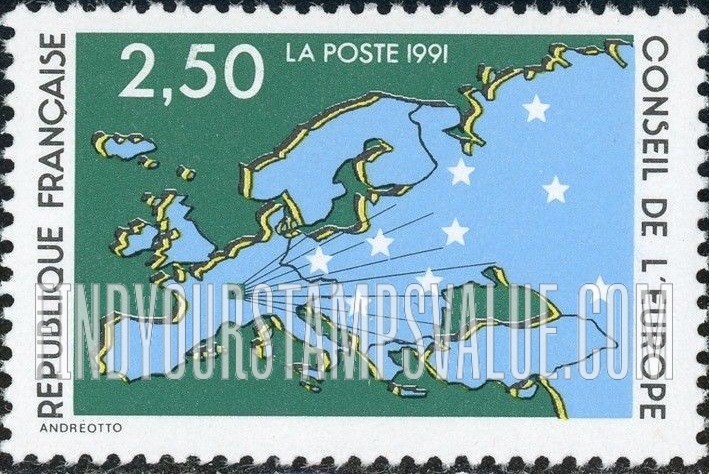 FindYourStampsValue: OFFICIAL - Map of Europe