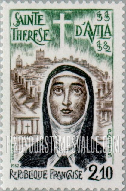 FindYourStampsValue: St. Teresa of Avila (1515-1582)