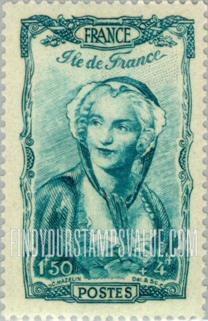 FindYourStampsValue: SEMI-POSTAL - Ile de France