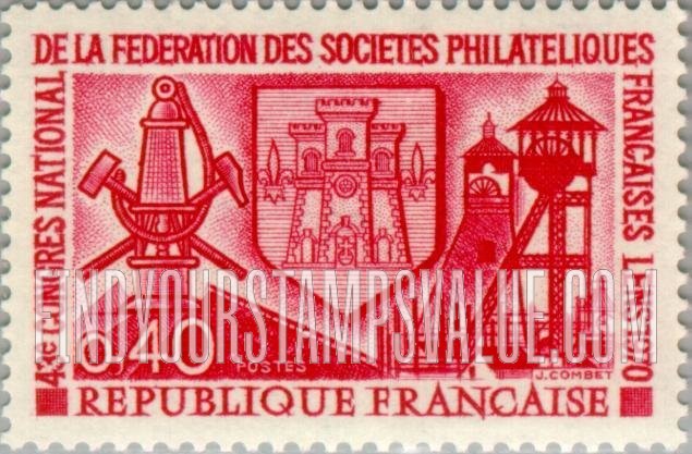 FindYourStampsValue: Arms of Lens, Miner’s Lamp and Pit Head