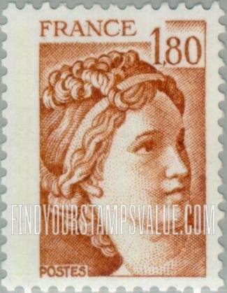 FindYourStampsValue: Sabine, after David: Sabine Type of 1977-78