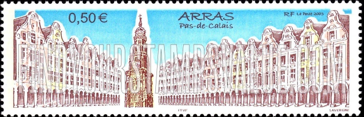 FindYourStampsValue: Tourism Issue: Arras