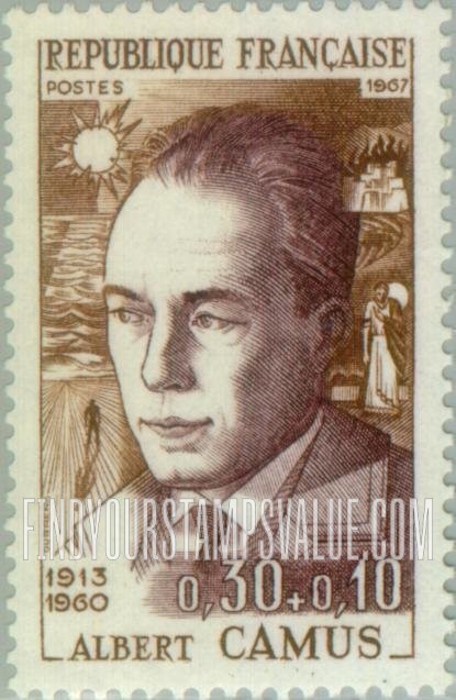FindYourStampsValue: SEMI-POSTAL - Albert Camus (1913-1960)