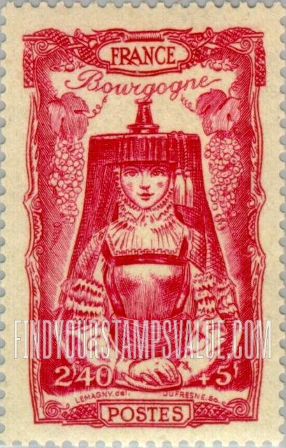 FindYourStampsValue: SEMI-POSTAL - Burgundy
