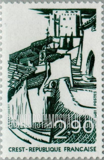 FindYourStampsValue: Tourist Issue: Crest