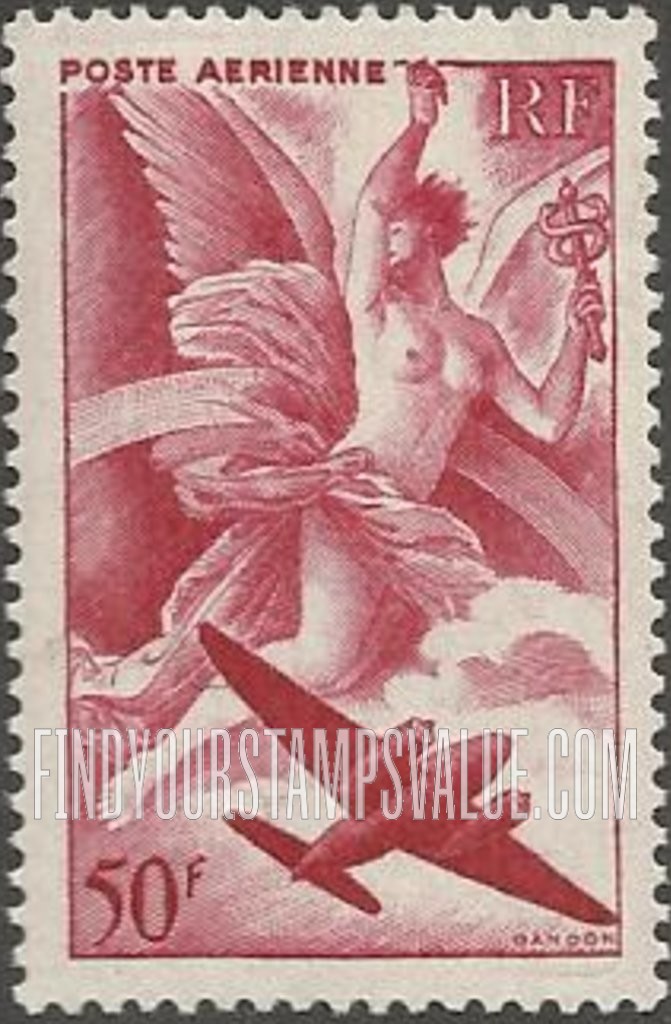 FindYourStampsValue: AIR POST - Iris