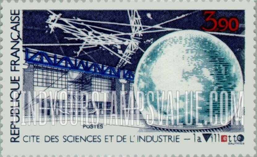 FindYourStampsValue: City of Science and Industry, La Villette