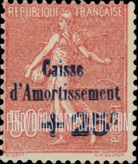 FindYourStampsValue: SEMI-POSTAL - Sower: Types of 1903-23 Issues Surcharged in Blue