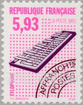 FindYourStampsValue: Musical Instruments Type of 1989: Xylophone