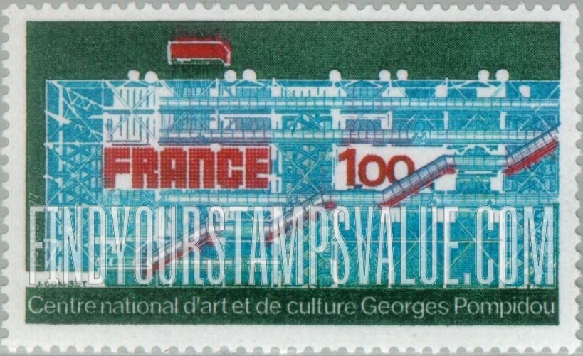 FindYourStampsValue: Pompidou Cultural Center
