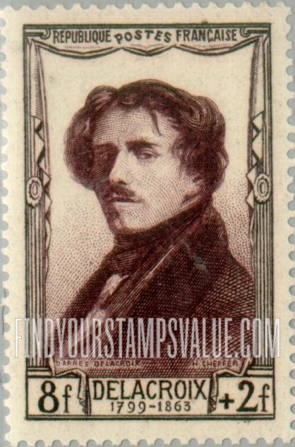 FindYourStampsValue: SEMI-POSTAL - Eugène Delacroix