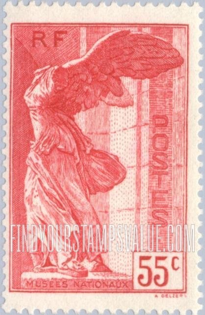 FindYourStampsValue: SEMI-POSTAL - Winged Victory of Samothrace