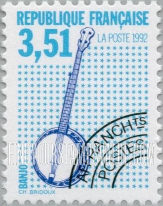 FindYourStampsValue: Musical Instruments Type of 1989: Banjo