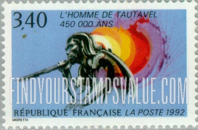FindYourStampsValue: Tautavel Man