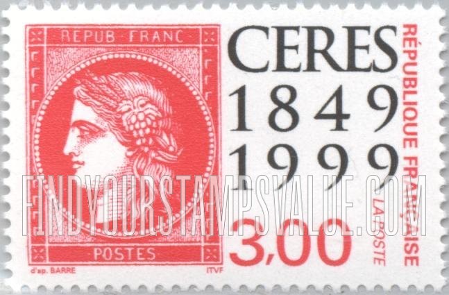 FindYourStampsValue: French Postage Stamps, 150th Anniversary