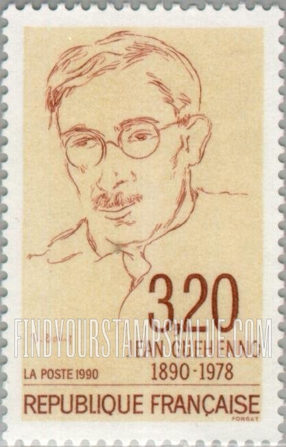 FindYourStampsValue: Jean Guehenno (1890-1978)