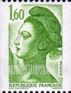 FindYourStampsValue: Liberty, after Delacroix