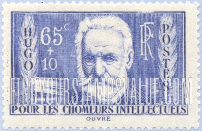 FindYourStampsValue: SEMI-POSTAL - Victor Hugo