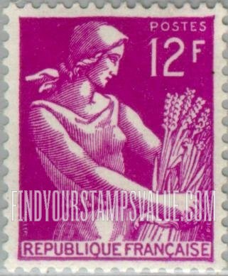 FindYourStampsValue: Farm Woman: Farm Woman Type of 1954