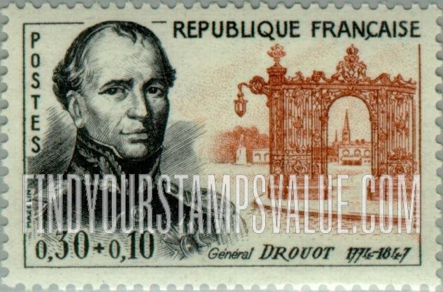 FindYourStampsValue: SEMI-POSTAL - Famous Men Type of 1960: Antoine Drouot