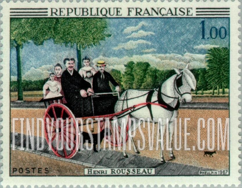 FindYourStampsValue: Father Juniet’s Gig by Henri Rousseau
