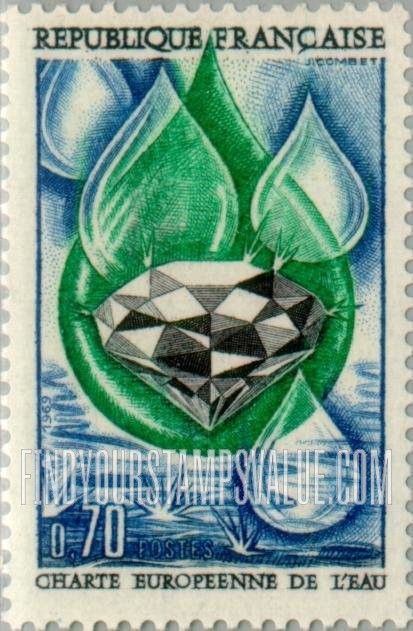 FindYourStampsValue: Drops of Water and Diamond