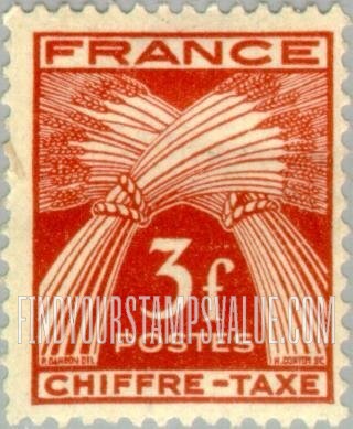 FindYourStampsValue: POSTAGE DUE - Sheaves of Wheat