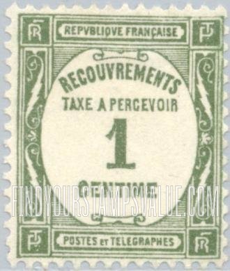FindYourStampsValue: POSTAGE DUE - Recouvrements