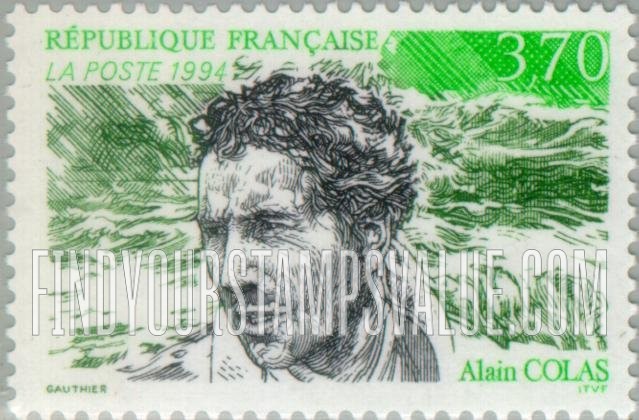 FindYourStampsValue: Alain Colas (1943-78), Sailor