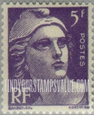 FindYourStampsValue: Marianne: Marianne Type of 1945-47