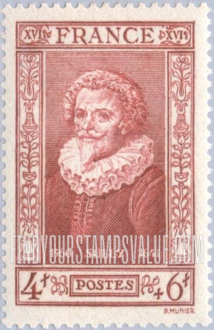 FindYourStampsValue: SEMI-POSTAL - Duke of Sully