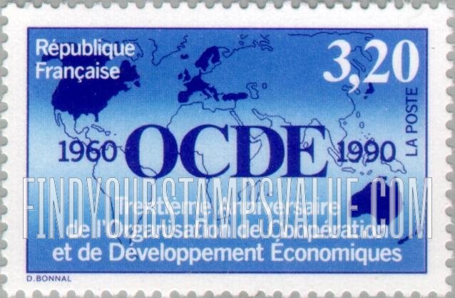 FindYourStampsValue: Organization for Economic Cooperation and Development, 30th Anniversary