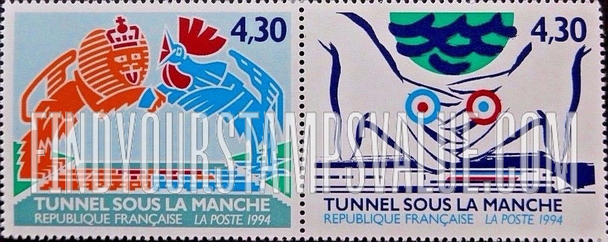 FindYourStampsValue: Opening of Channel Tunnel