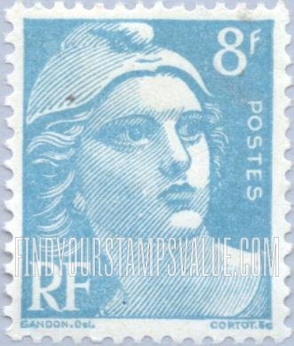 FindYourStampsValue: Marianne: Marianne Type of 1945